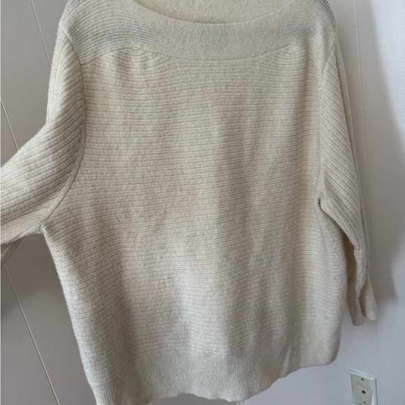 Lane Bryant Cream Chunky Knit Crew Neck Sweater - Picture 1 of 3